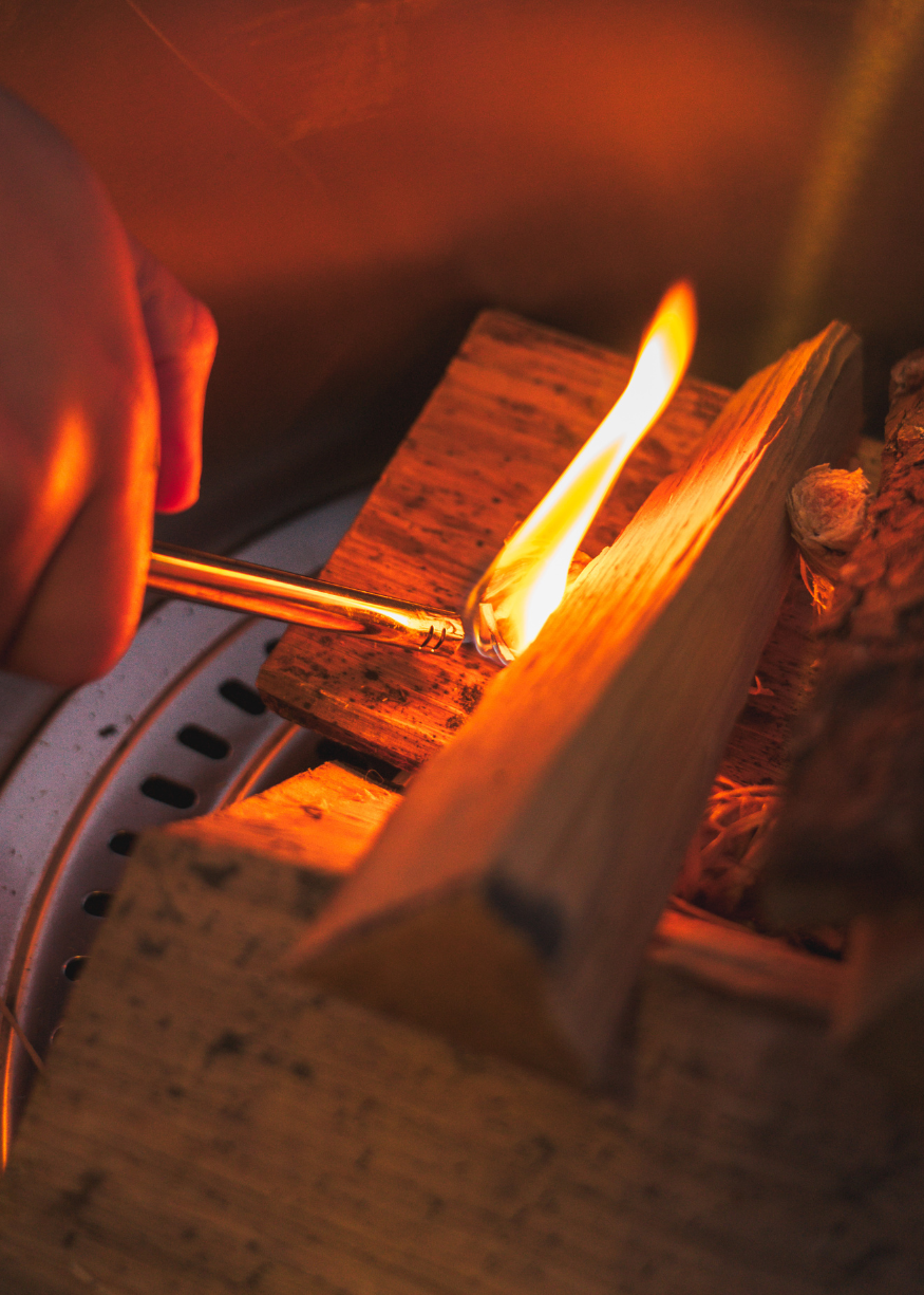How to light a fire pit that actually stays lit