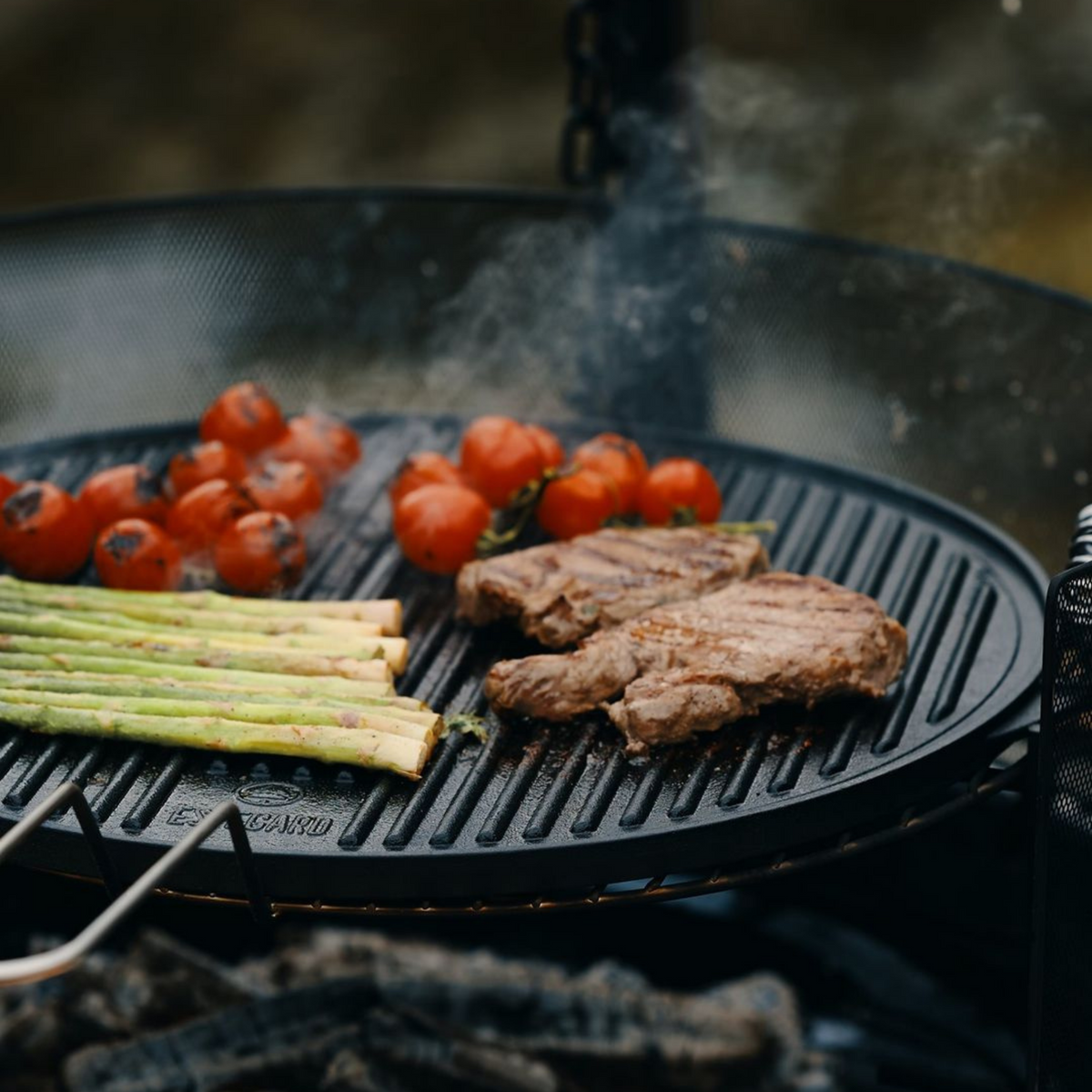 Grillplatta i gjutjärn