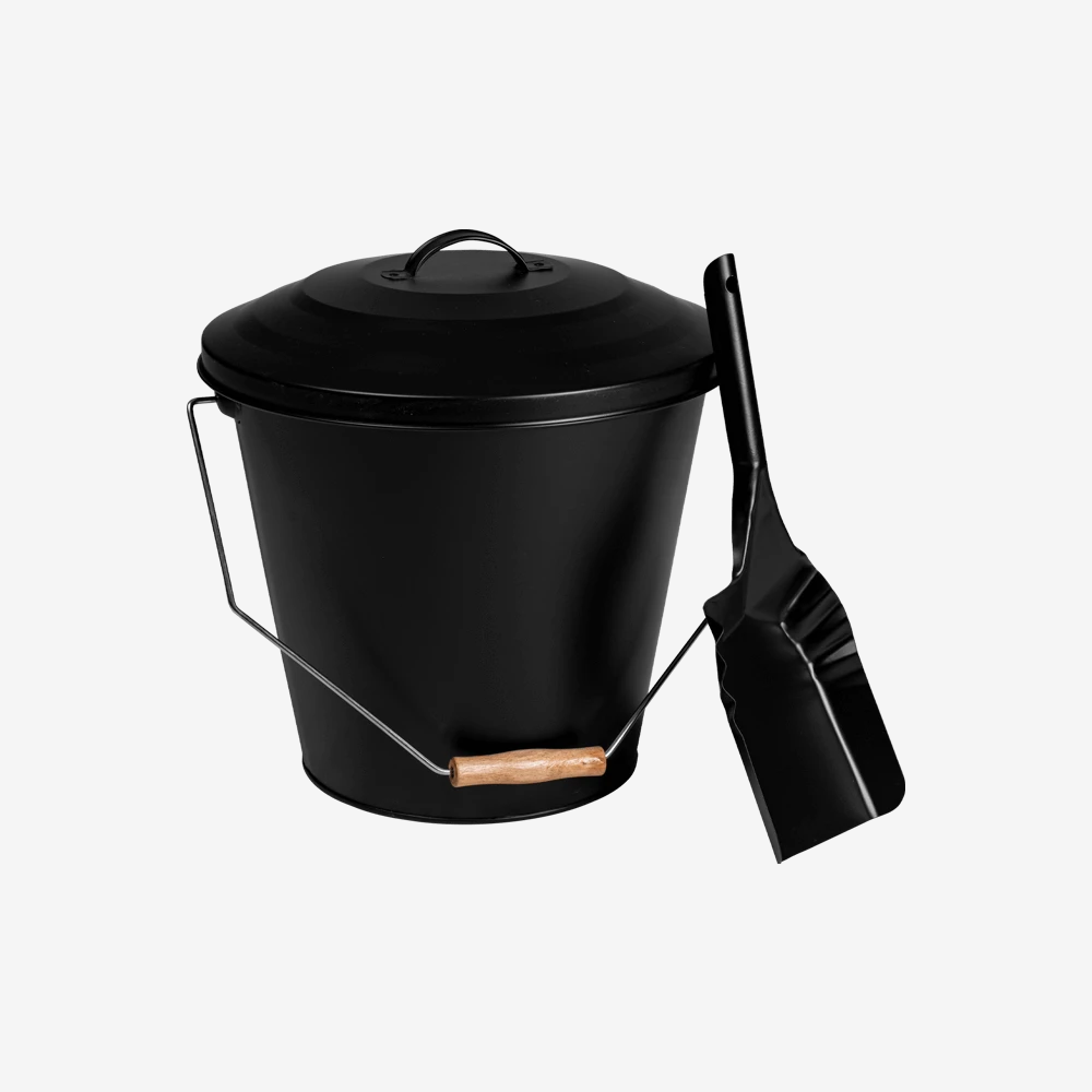 Ash Bucket with Shovel