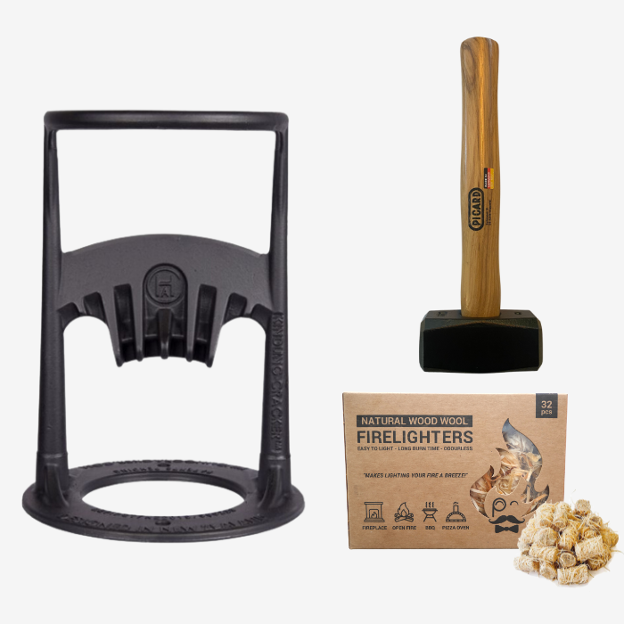 Kindling Cracker™ Original Bundle – Safe Firewood Splitting Kit