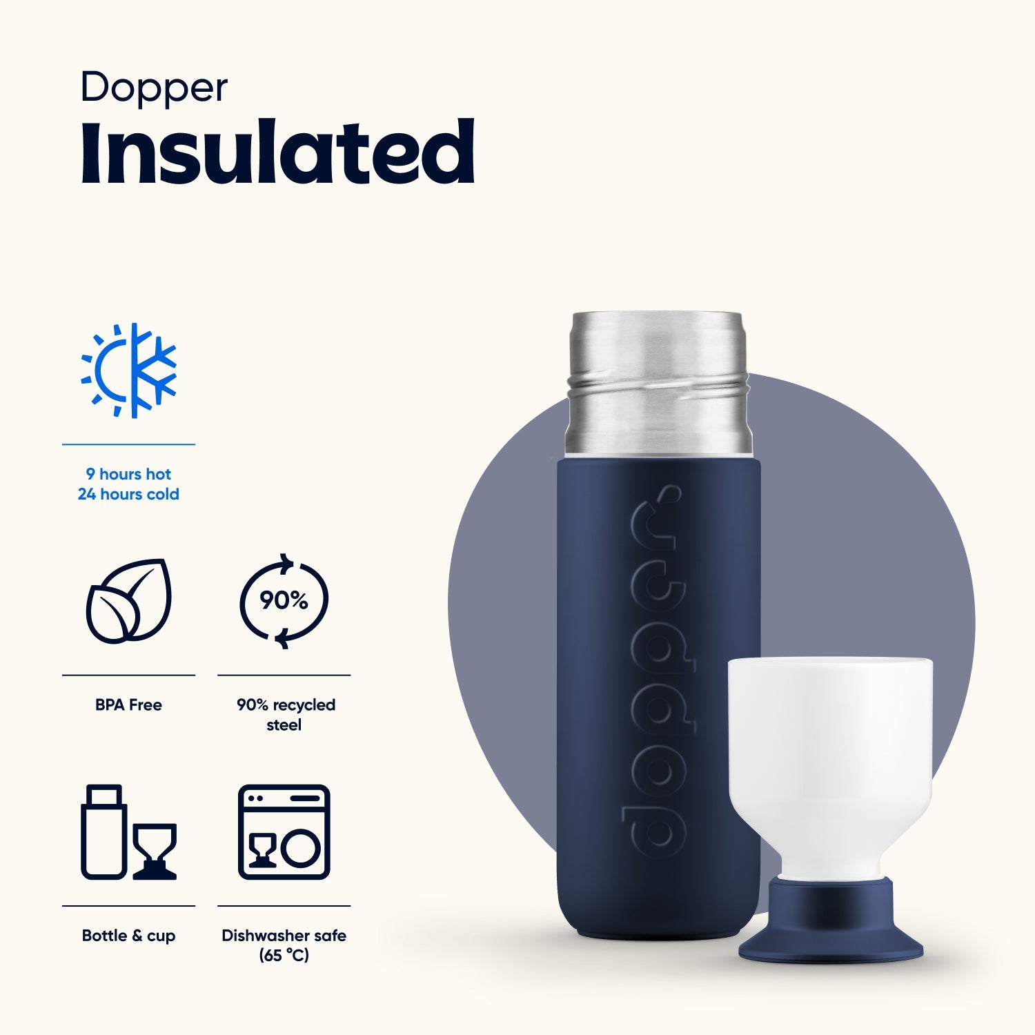 Dopper Insulated (350 ml) - Breaker Blue