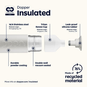 Dopper Insulated (580ml) - Gentle Grey