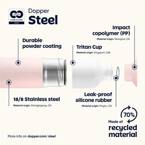 Dopper Steel (350 ml) - Soft Pink