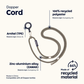 Dopper Cord - Sandy Black