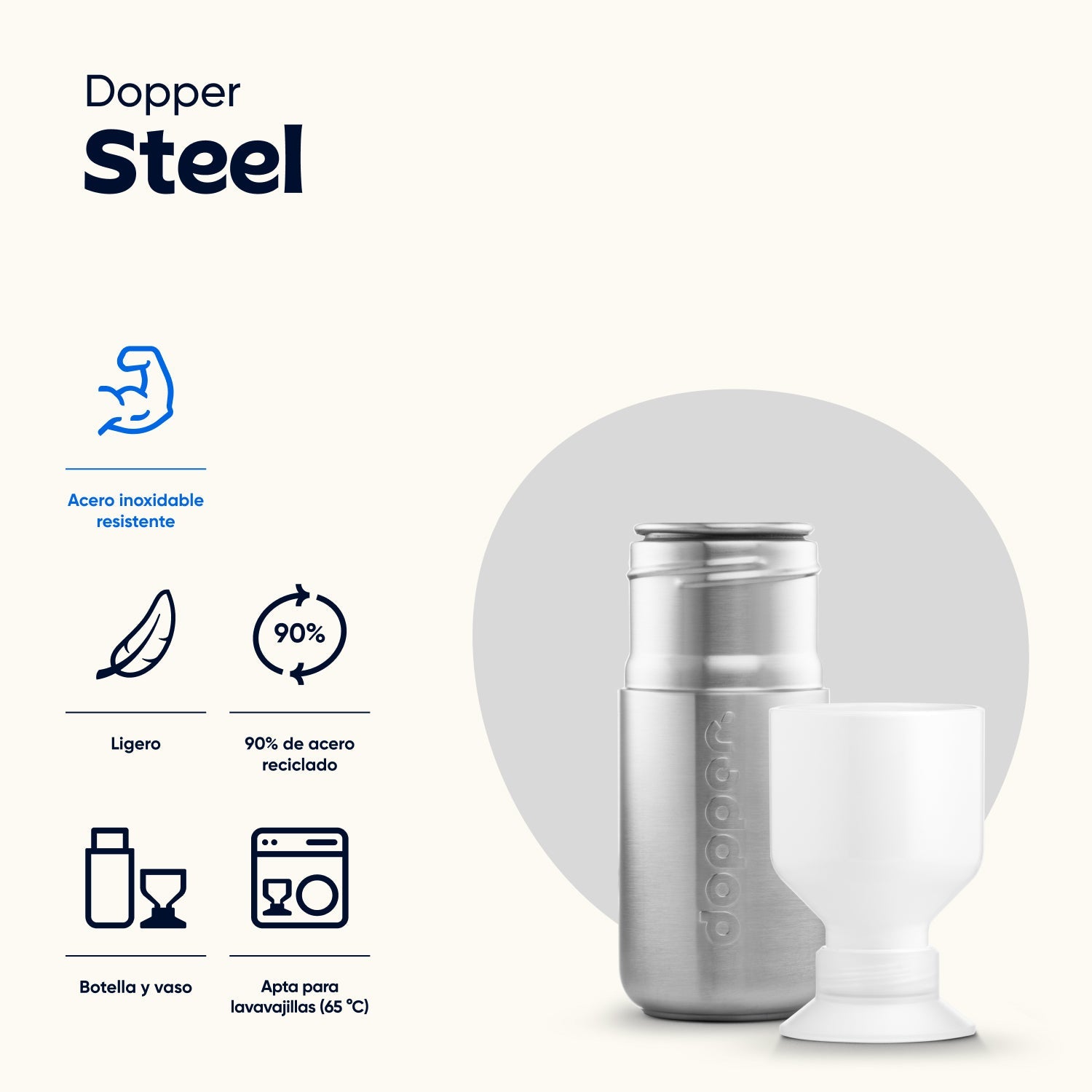 Dopper Steel (350ml)