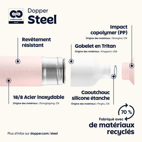 Dopper Steel (350 ml) - Soft Pink